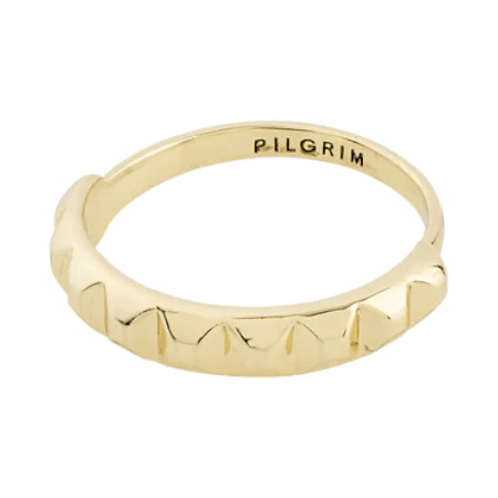 Pilgrim EAA Ring in Pyramidenform vergoldet beautyparadies-shop