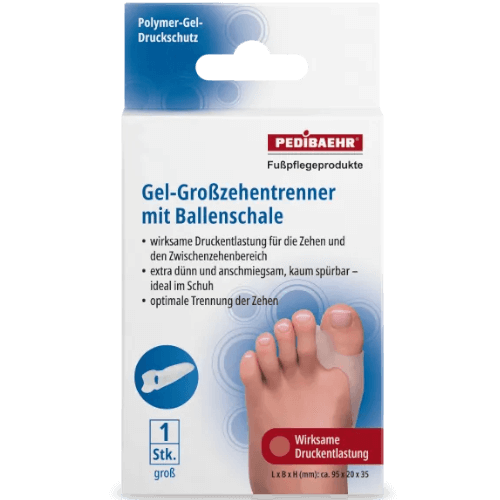 pedibaehr Gel big toe separator with ball protection